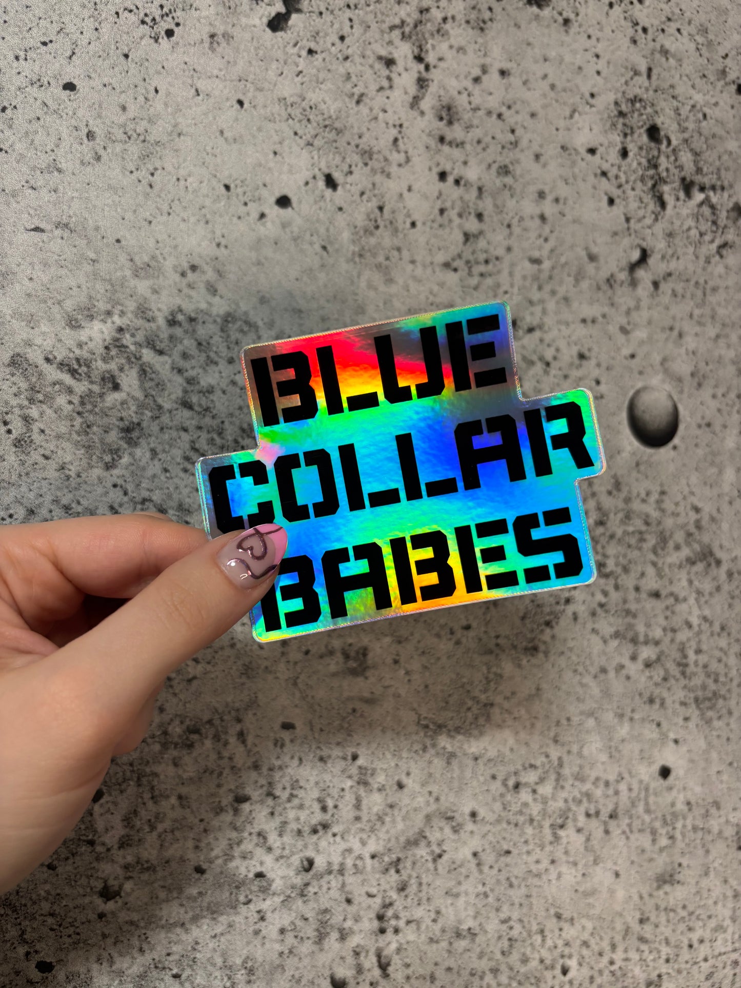 BCB Holographic sticker