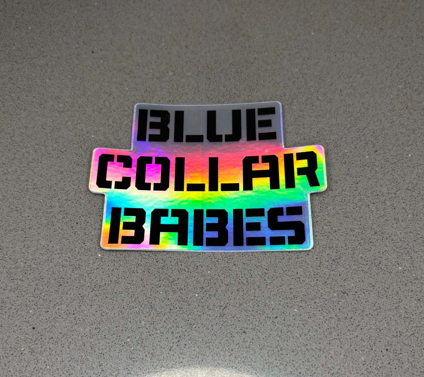 BCB Holographic sticker