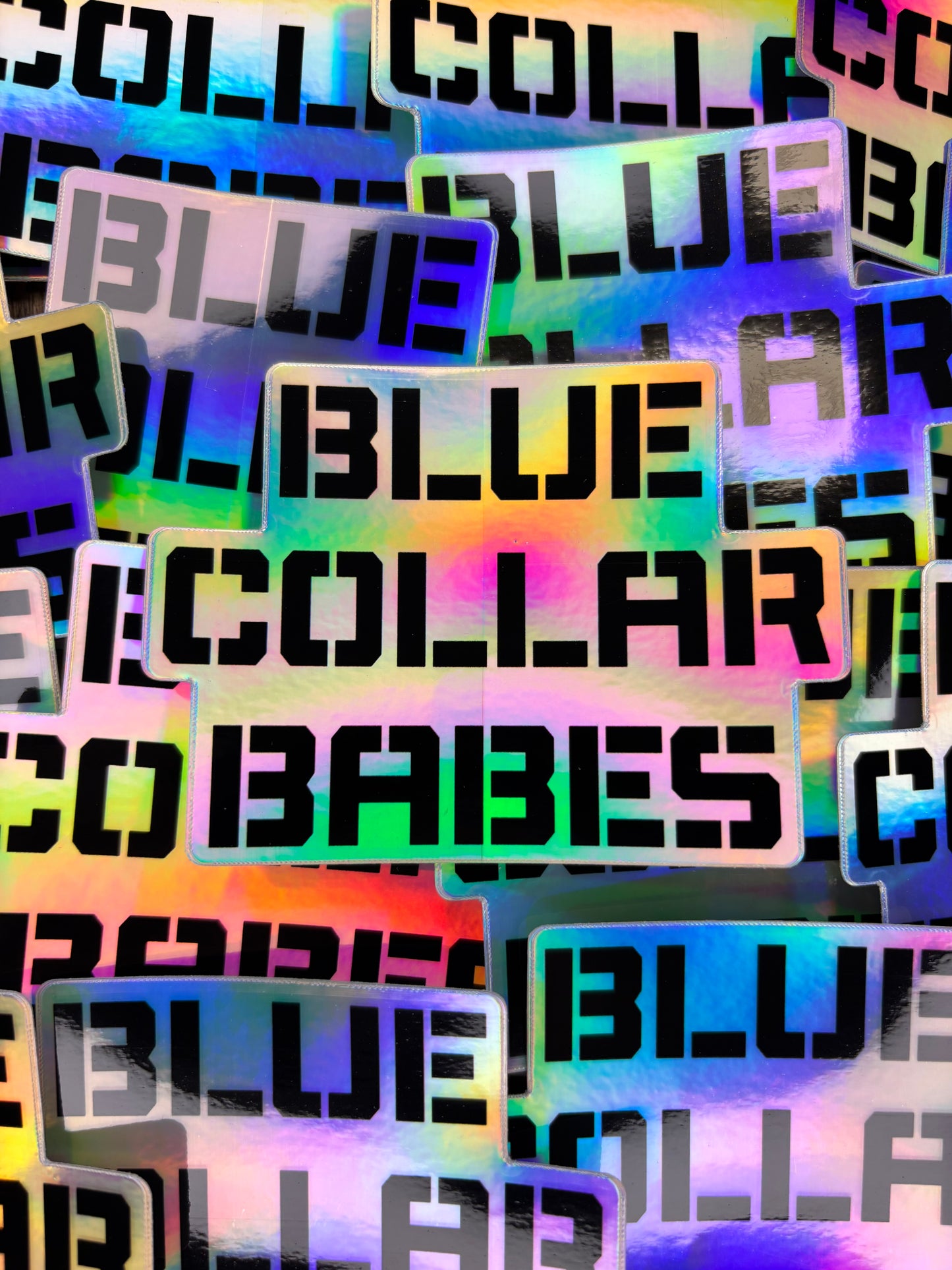 BCB Holographic sticker