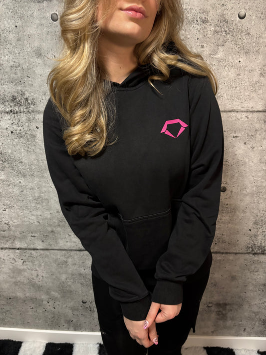 Acid wash Blue Collar Babes pullover hoodie