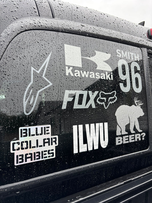 BCB Holographic sticker